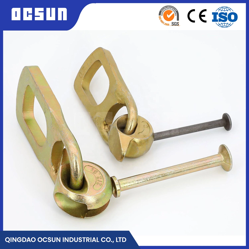 Ocsun Construction Hardware China Spherical Head Anchor/Erection Anchor Factory Spread Erection Falt Anchor Lifting Foot Anchor Construction Concrete Fastener