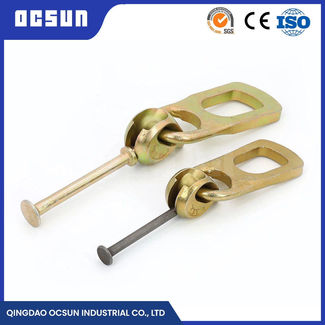 Ocsun Construction Hardware China Spherical Head Anchor/Erection Anchor Factory Spread Erection Falt Anchor Lifting Foot Anchor Construction Concrete Fastener