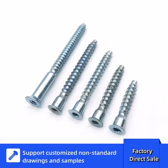 Stainless Steel Carbon Steel Bolt Brass Hardware Furniture Fasteners Anchor Metal Wood Screw Concrete Fastener of Suppliers Manufacturer